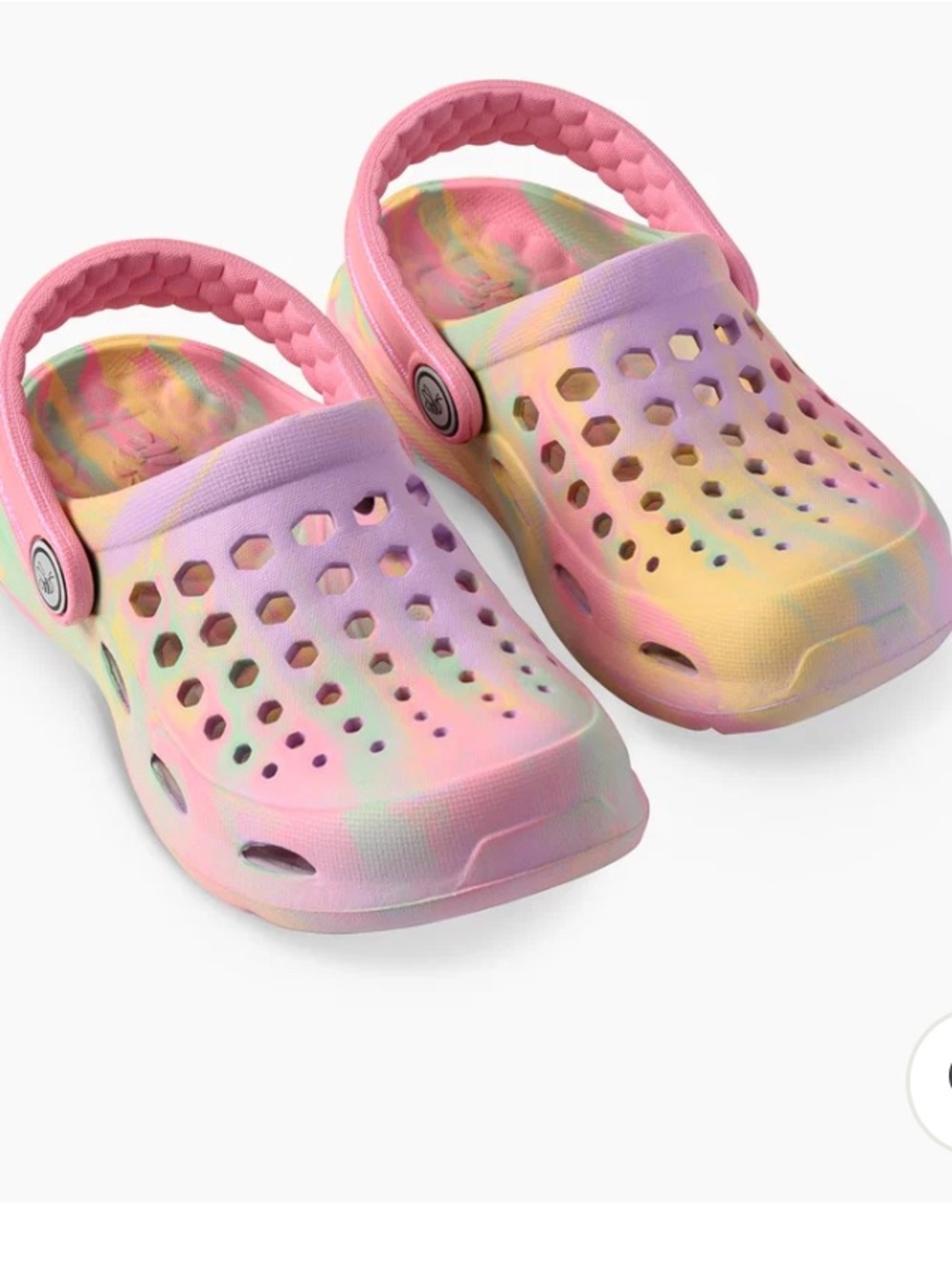 🌈 Joybees Kids’ Active Clog – Pastel Rainbow